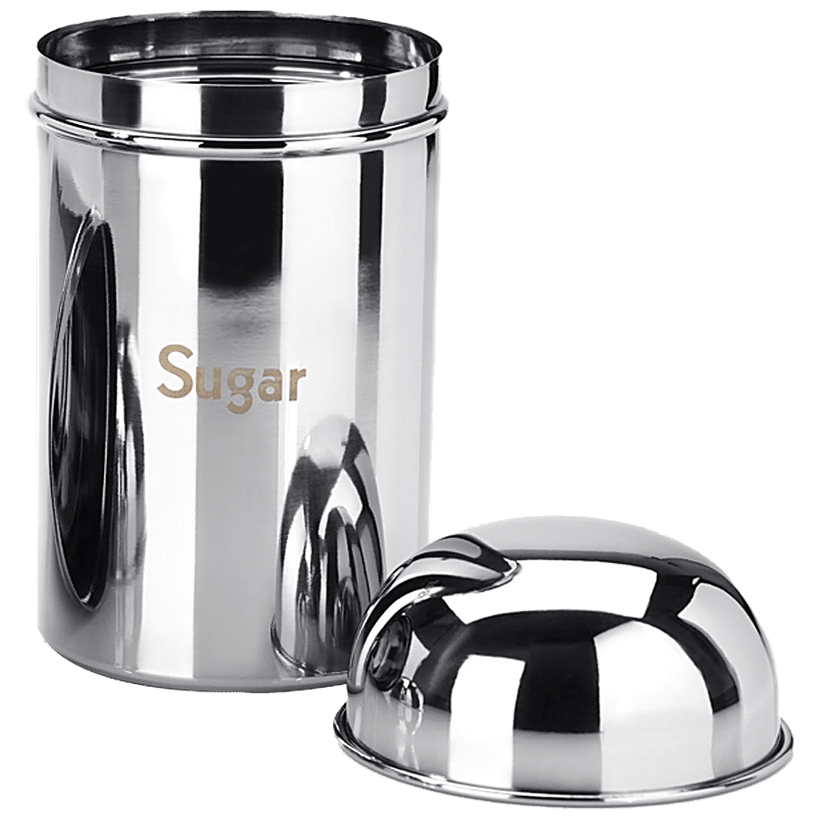 PddFalcon Stainless Steel Dome Storage Canister - Sugar