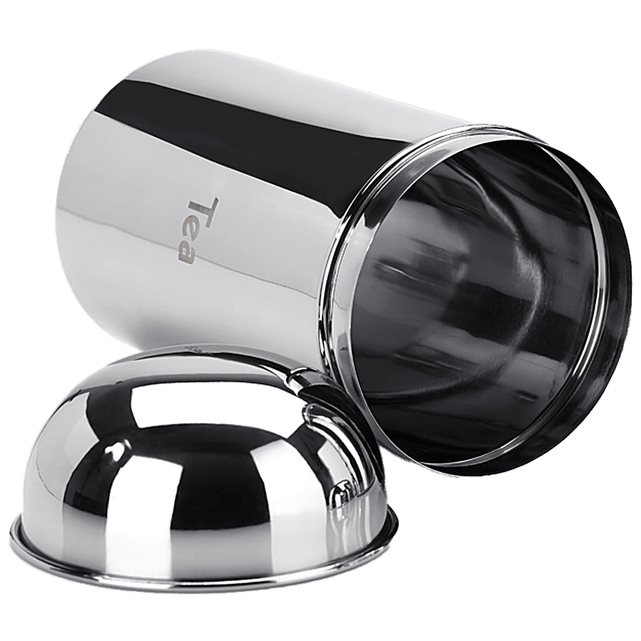 PddFalcon Stainless Steel Dome Storage Canister - Tea