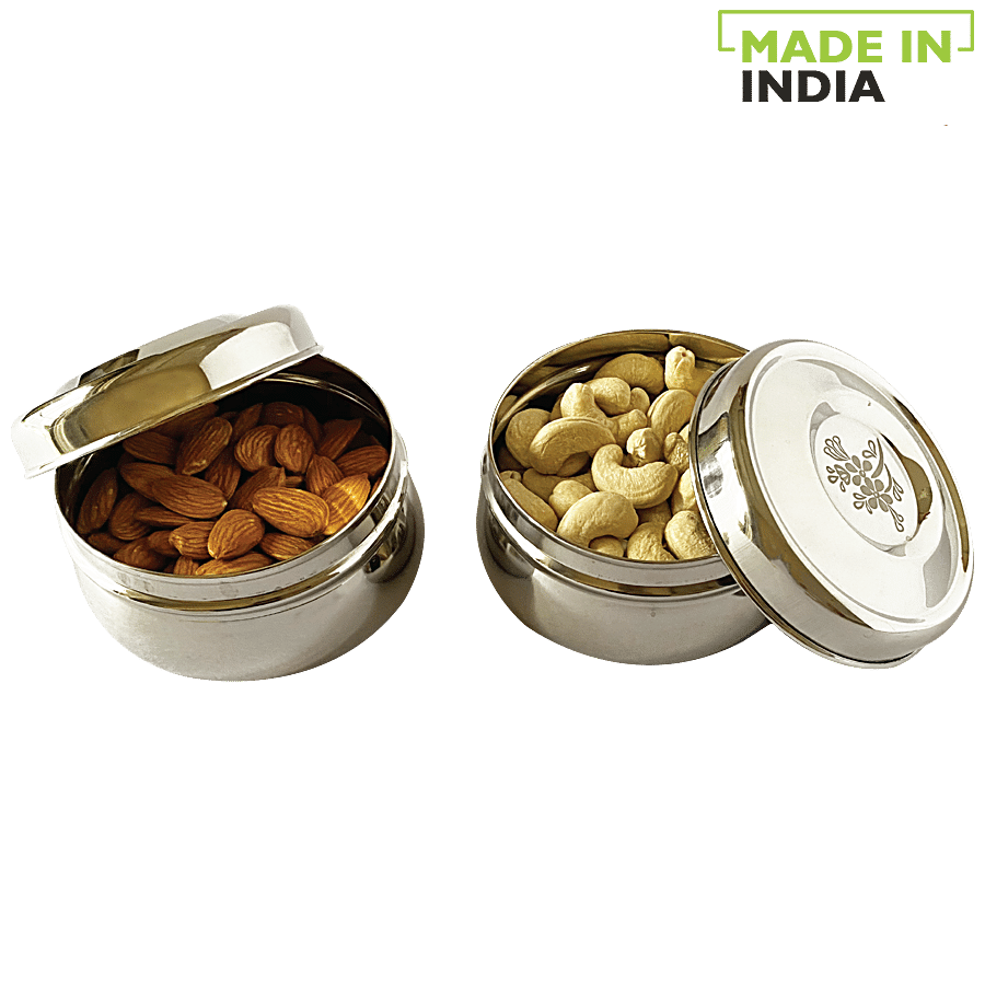 Ramson Steel Storage Container/Canister/Puri Dabba - Cosmos