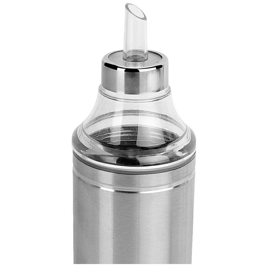 Renberg Steelix Stainless Steel Oil Bottle/Dispenser - With Nozzle