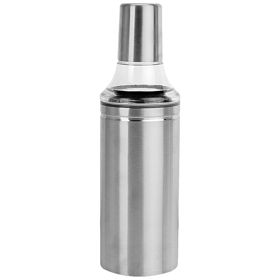 Renberg Steelix Stainless Steel Oil Bottle/Dispenser - With Nozzle