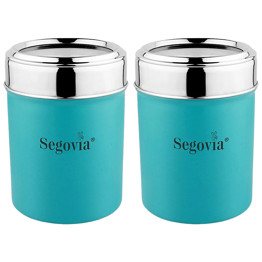 Segovia Stainless Steel Canister/Container - See Through Lid