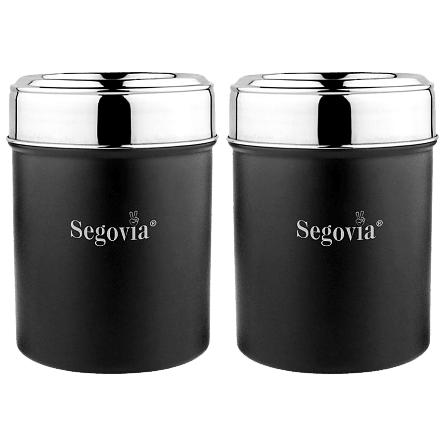 Segovia Stainless Steel Canister/Container - See Through Lid