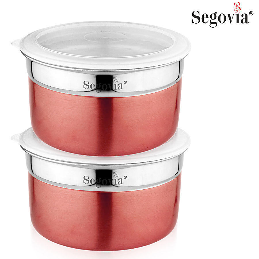 Segovia Stainless Steel Canister/Container - With Lid