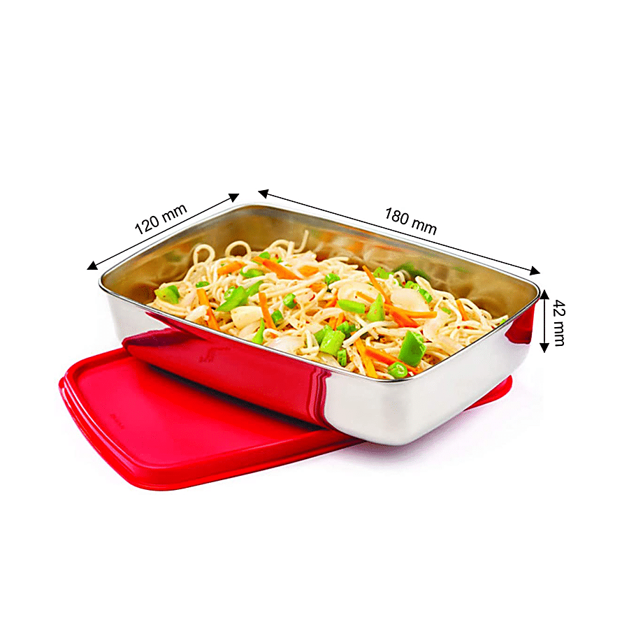 Signoraware Crispy Steel Container - Leak-Proof