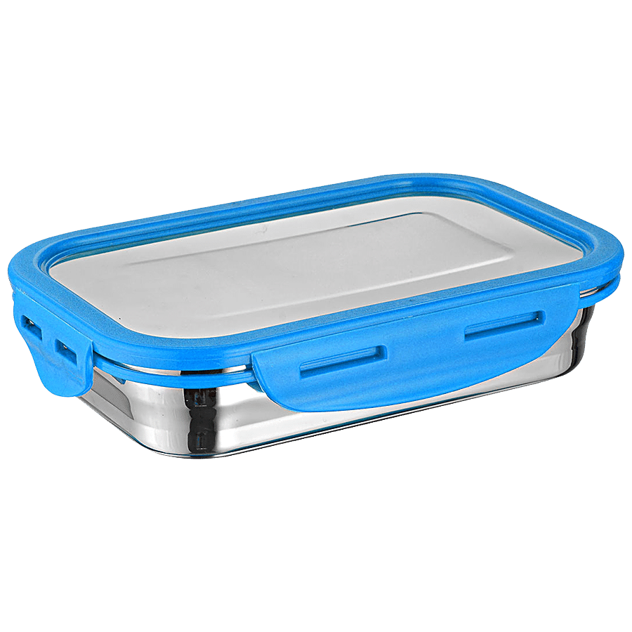 Signoraware Lock N Store Steel Container With Lid - High Quality