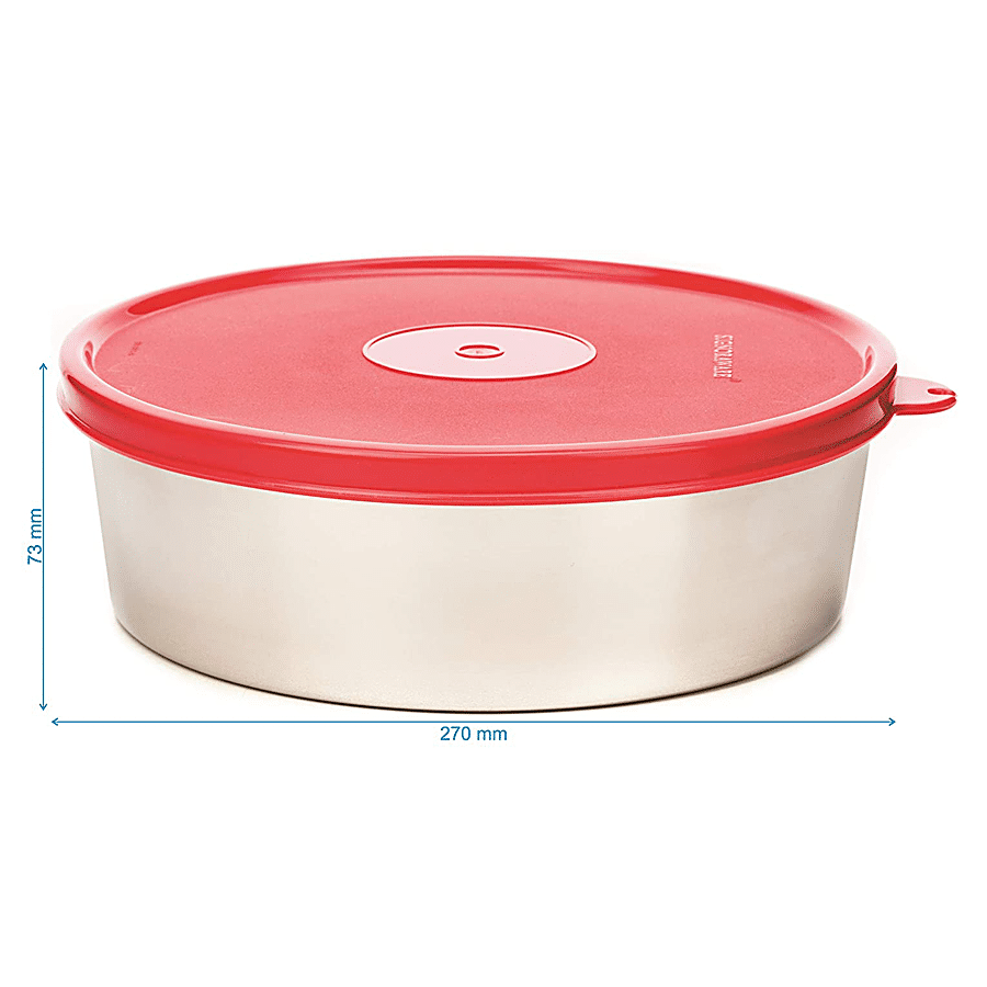 Signoraware Steel Storage/Papad/Lunch Box - High Quality