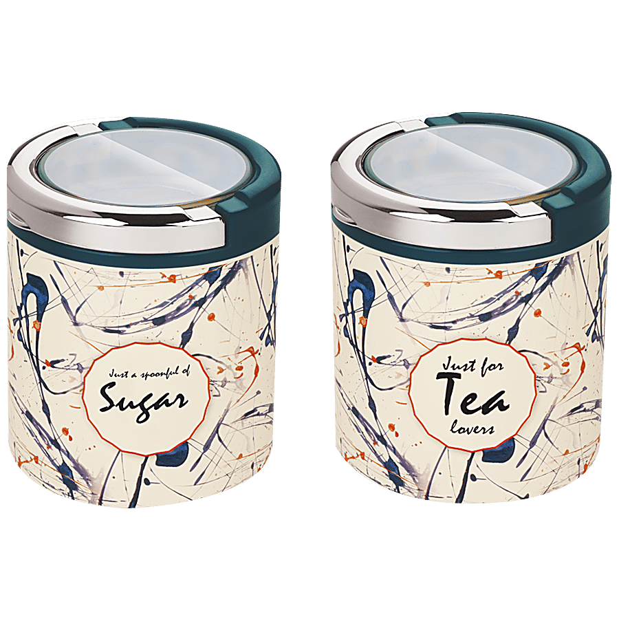 Trueware Sugar Tea Plastic Containers - See Through Lid