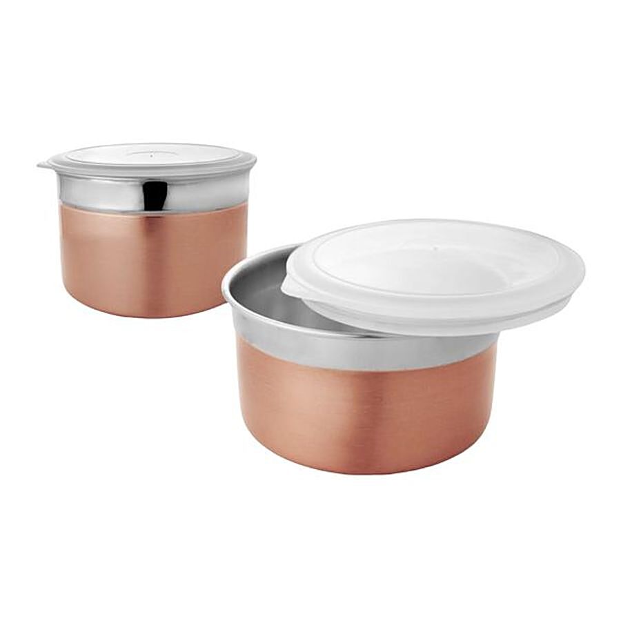 Vinayak Stainless Steel Canister/Container Set With Lid - Airtight