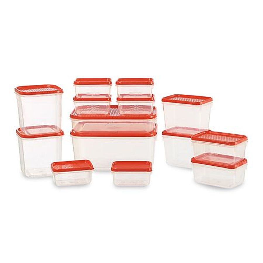 All Time All Time Plastic Polka Masala Container - Transparent