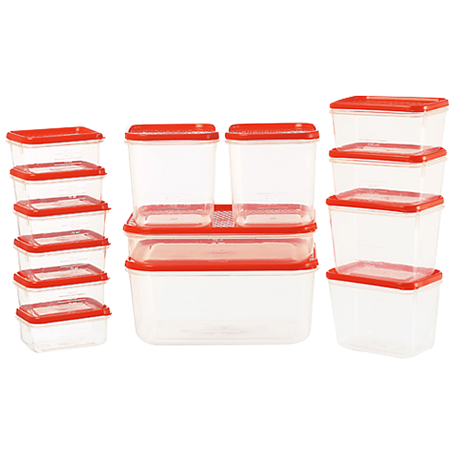 All Time All Time Plastic Polka Masala Container - Transparent