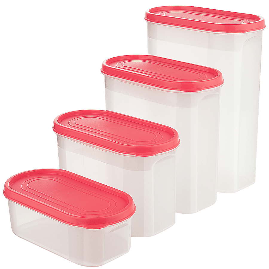 Asian Airtight Plastic Container - Transparent