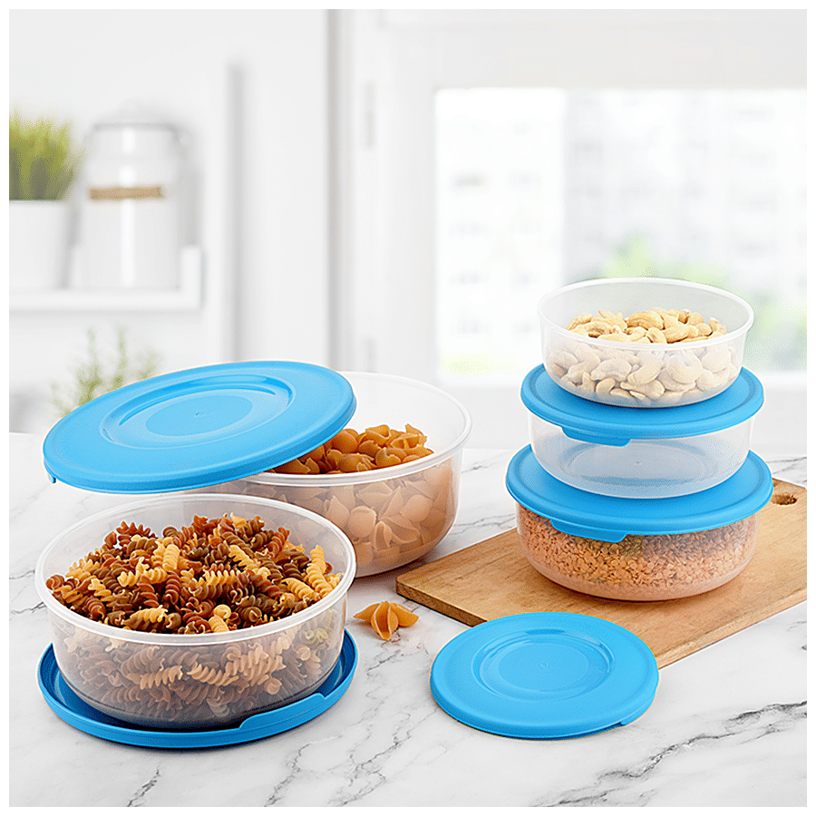 Asian Dryfruit/Pasta Plastic Storage Dabba/Containers Set Super Seal - BPA-Free