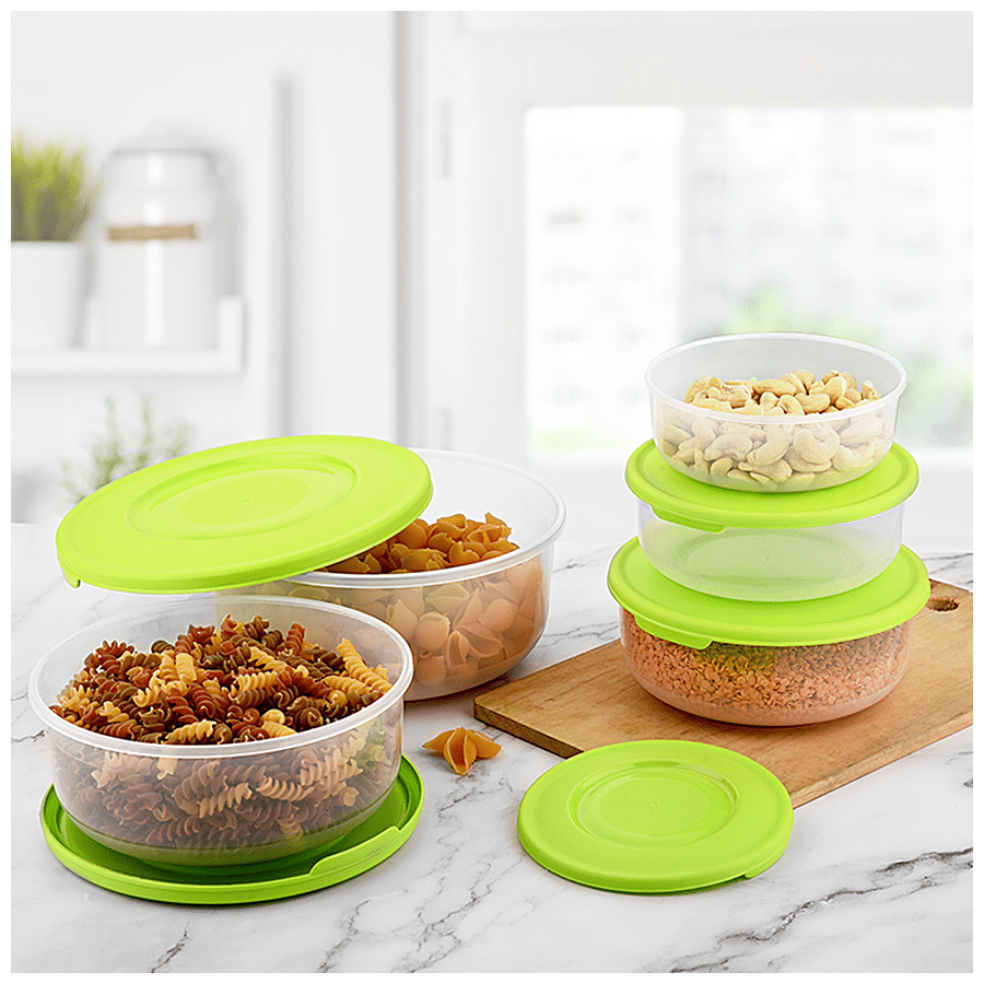 Asian Dryfruit/Pasta Plastic Storage Dabba/Containers Set Super Seal - BPA-Free