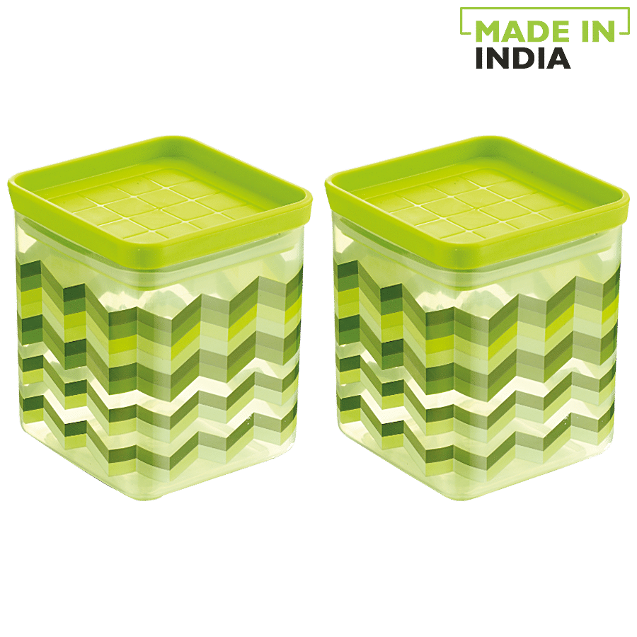 Asian Plastic Container Set - Printed