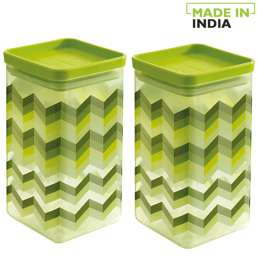 Asian Plastic Container Set - Printed