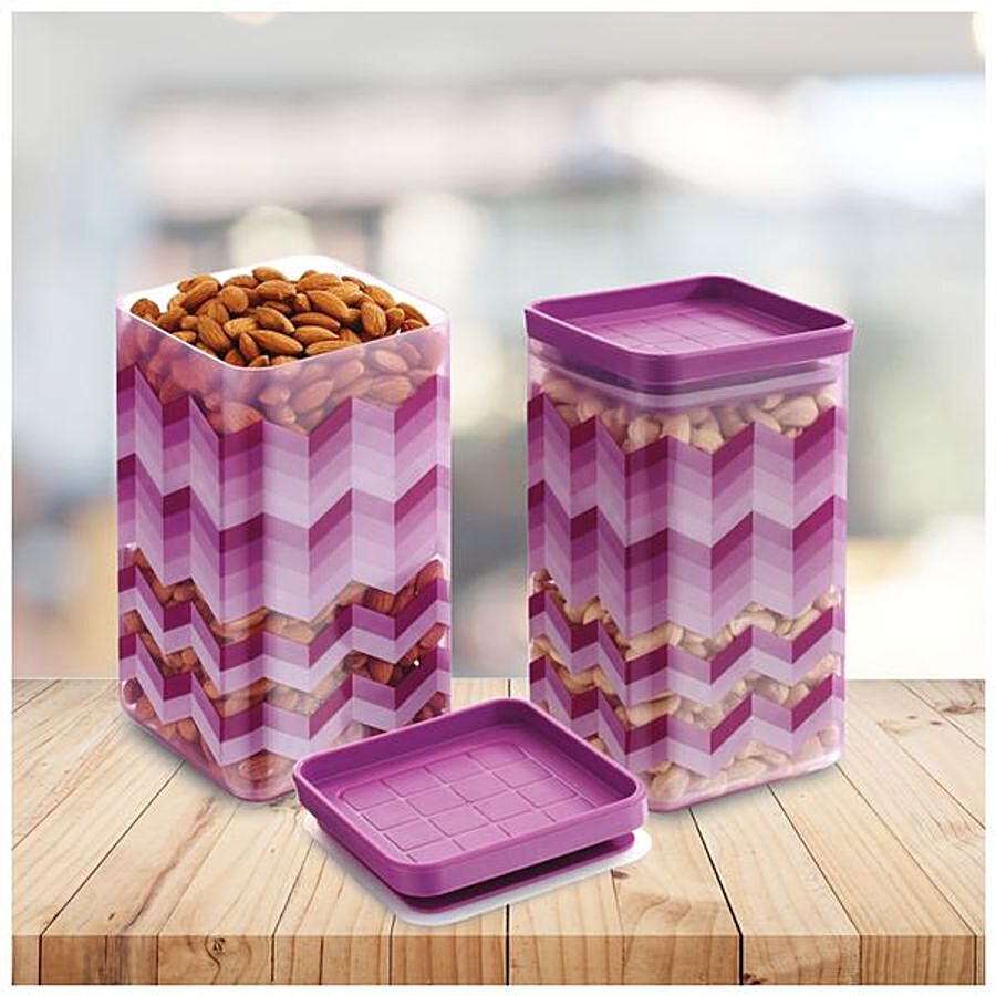 Asian Plastic Container Set - Printed