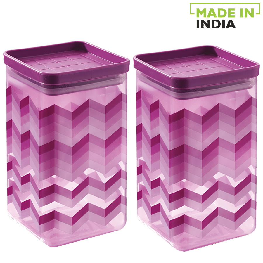 Asian Plastic Container Set - Printed