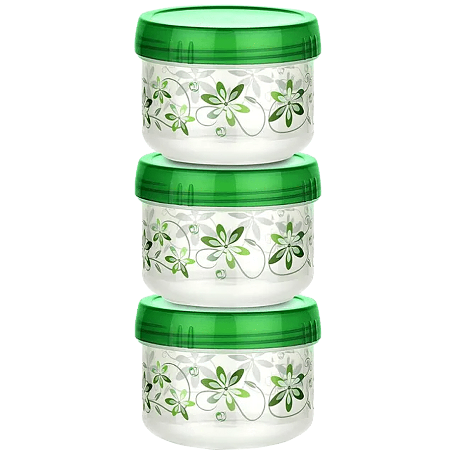 Asian Plastic Masala Storage Dabba/Containers Set - Turn & Lock