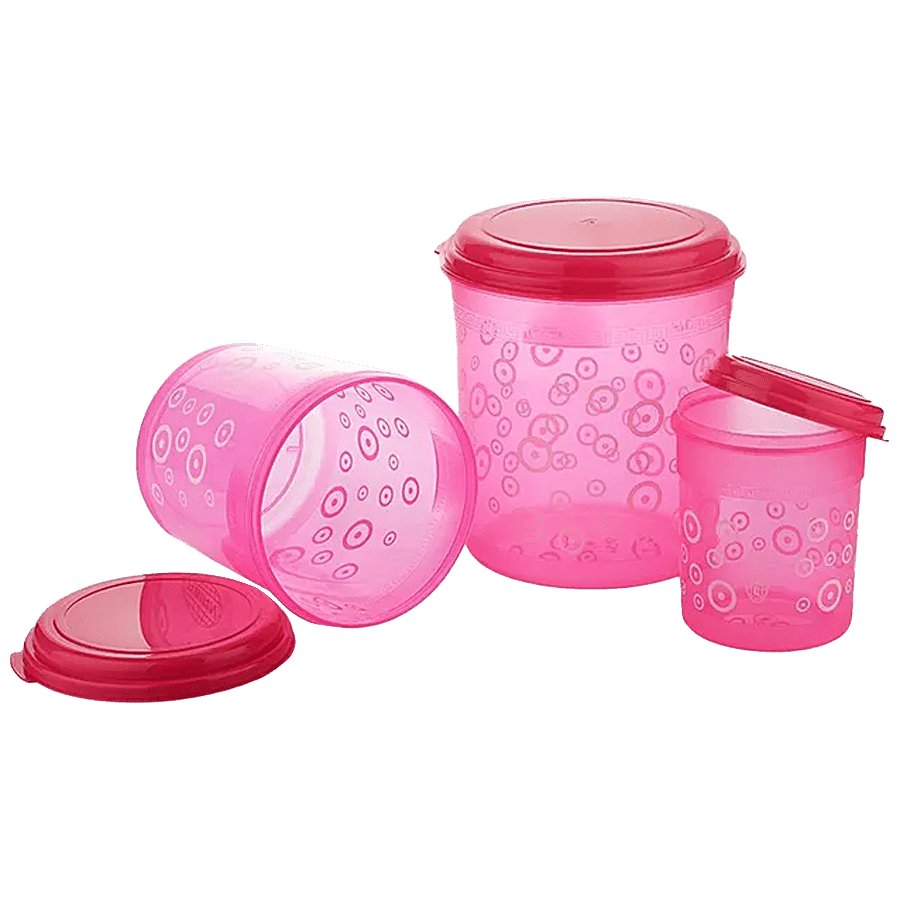 Asian Stylo Storage Container - Pink