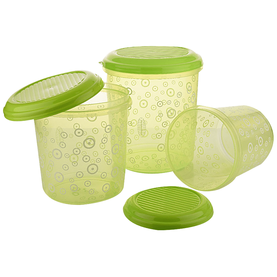 Asian Super Stylo Airtight Container Set - Green