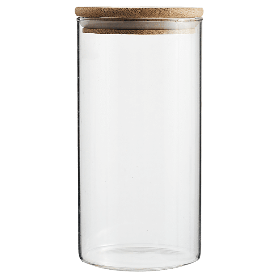 BB Home Glass Snack/ Cookie/ Dry Fruit Borosilicate Jar