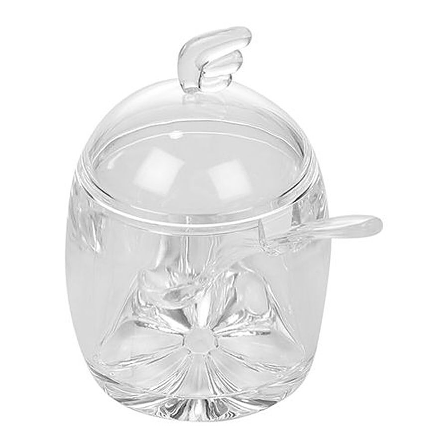 DP Bb-685 Dry Fruits/Candy/Jam Jar with Spoons - Transparent