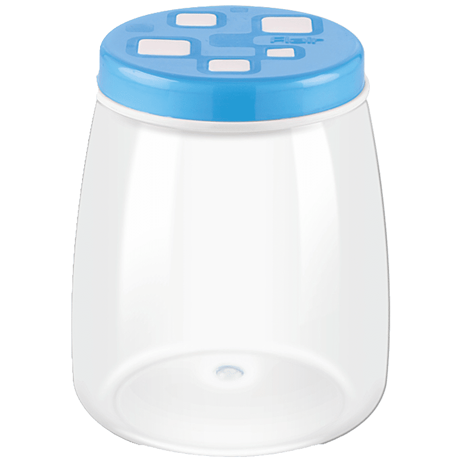 Flair Plastics Plastic Cubics Container - Blue