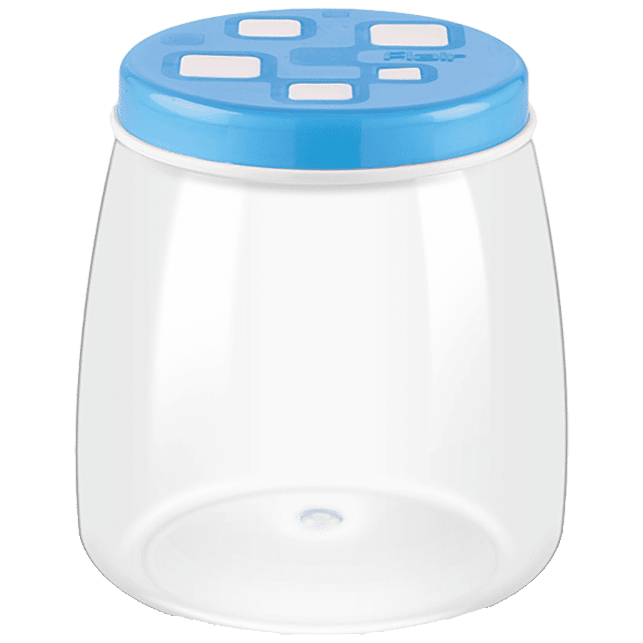 Flair Plastics Plastic Cubics Container - Blue