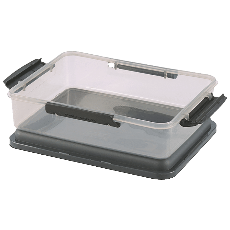 Flair Plastics Plastic Pro Lock 4 Side Lock Container - Gray