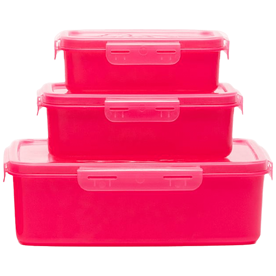 Gluman Chef Rectangular Containers - Plastic