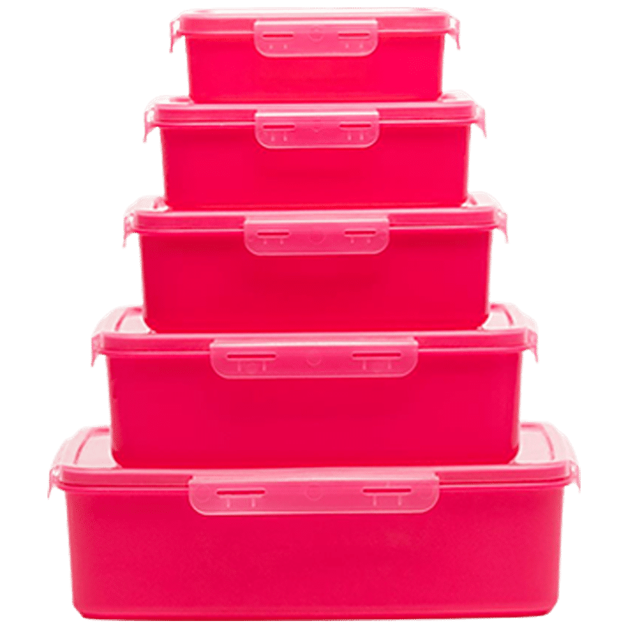 Gluman Chef Rectangular Containers - Plastic