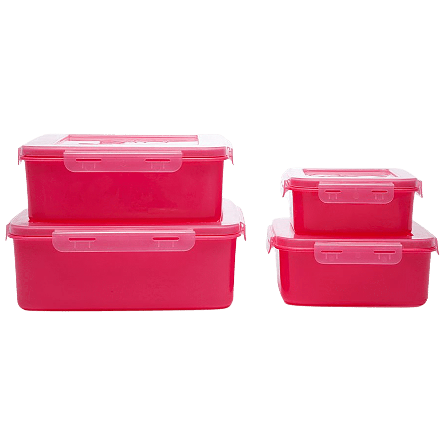 Gluman Chef Square Containers - Plastic