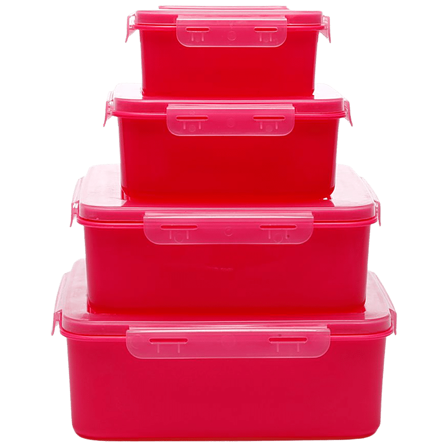 Gluman Chef Square Containers - Plastic