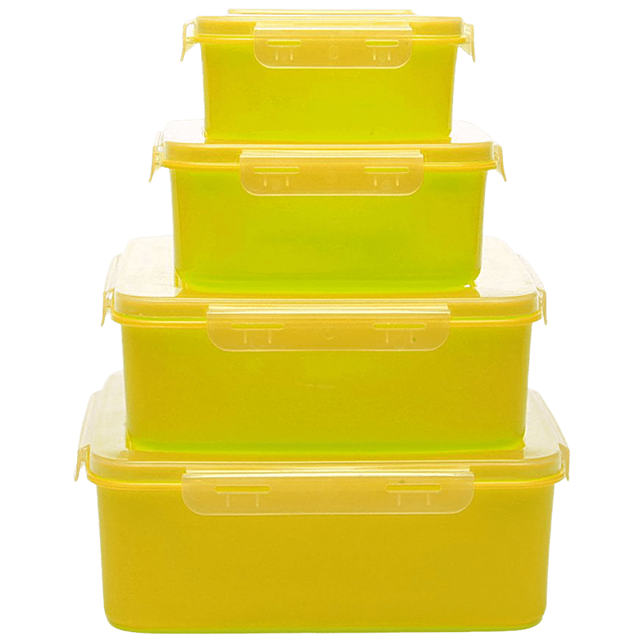 Gluman Chef Square Containers - Plastic