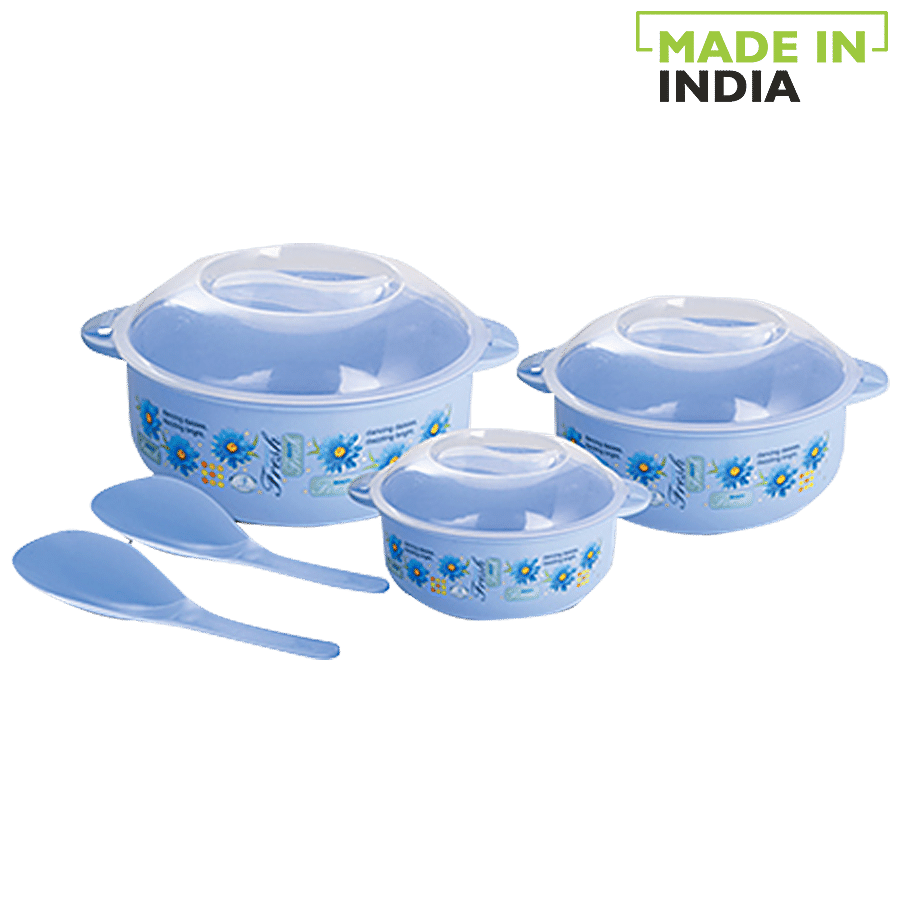 JOYO Cook N Serve Casserole Set - Blue