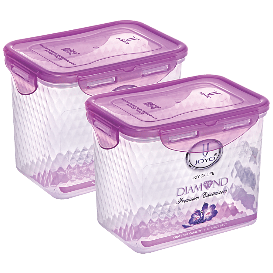 JOYO Diamond Lock Plastic Container - Printed