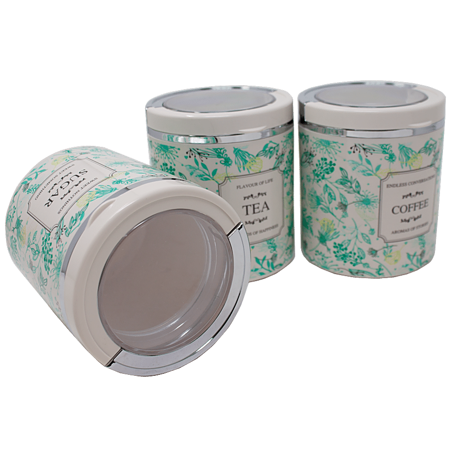 Jaypee Plus Classique-3 Plastic Containers - Leaf Printed