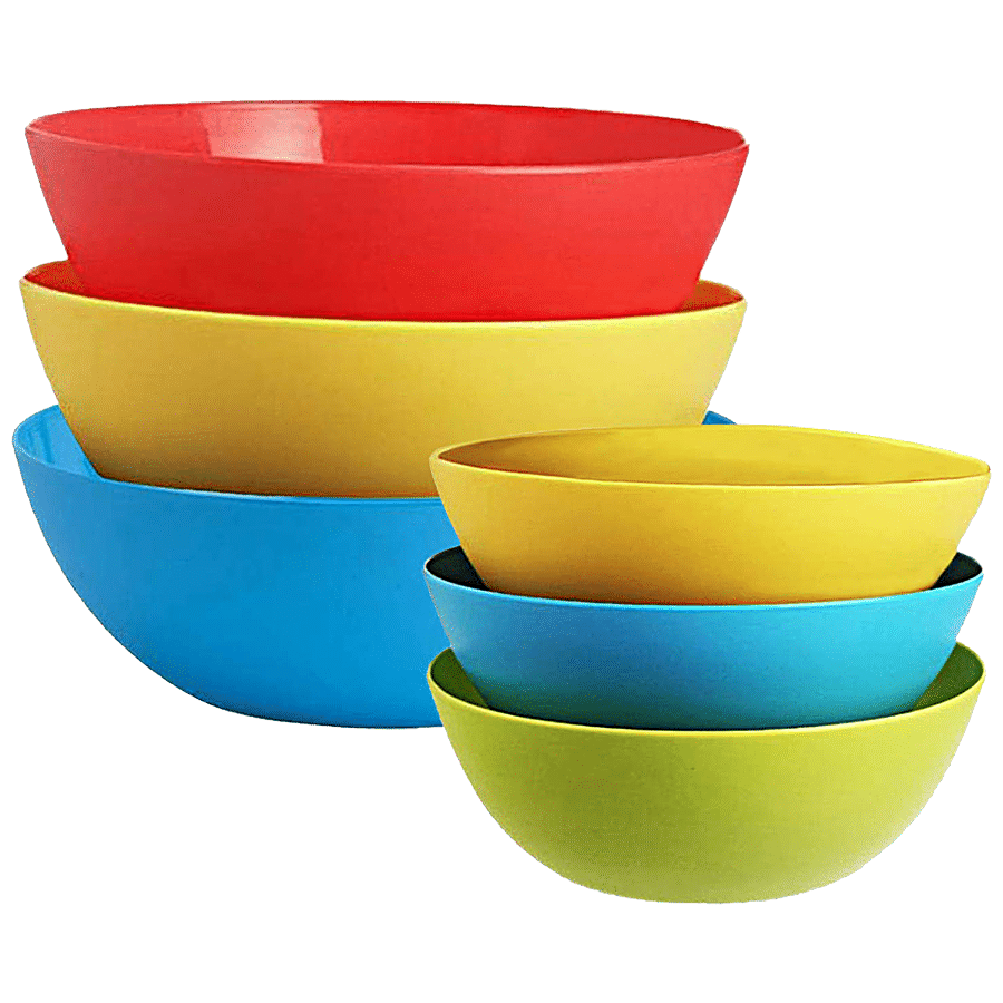 Kuber Industries Plastic Solid Mixing Bowl Set - CTKTC034750