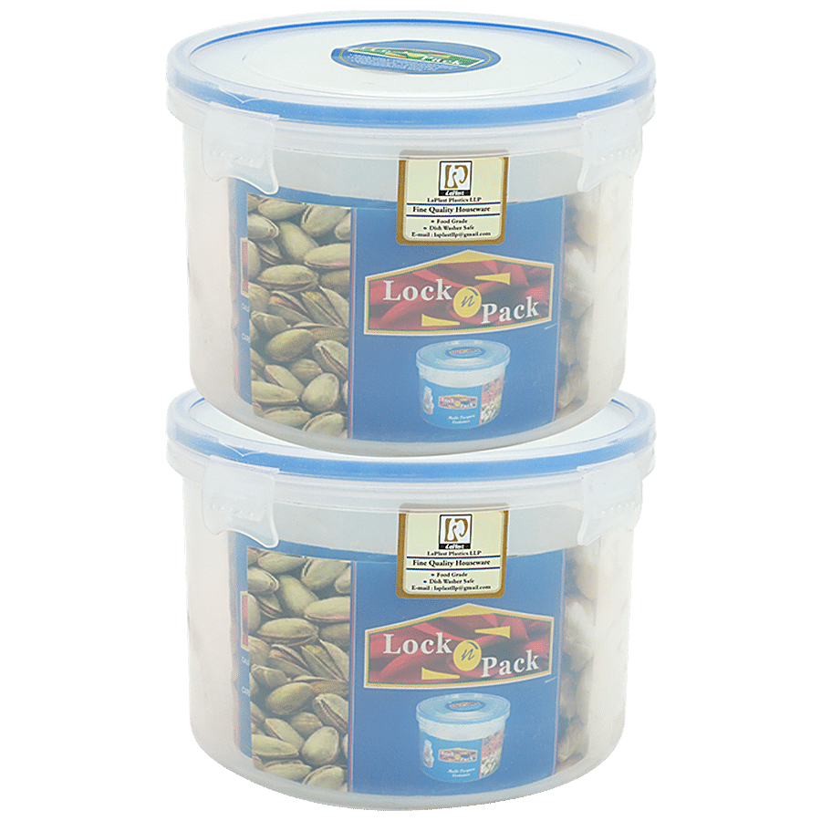 Laplast Lock-N-Pack Airtight Storage Container - Transparent