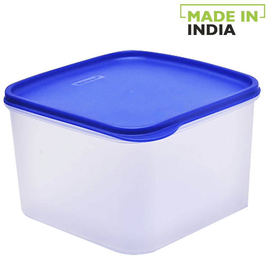 Mahaware Space Saver Modular Cubix Storage Plastic Container - Transparent