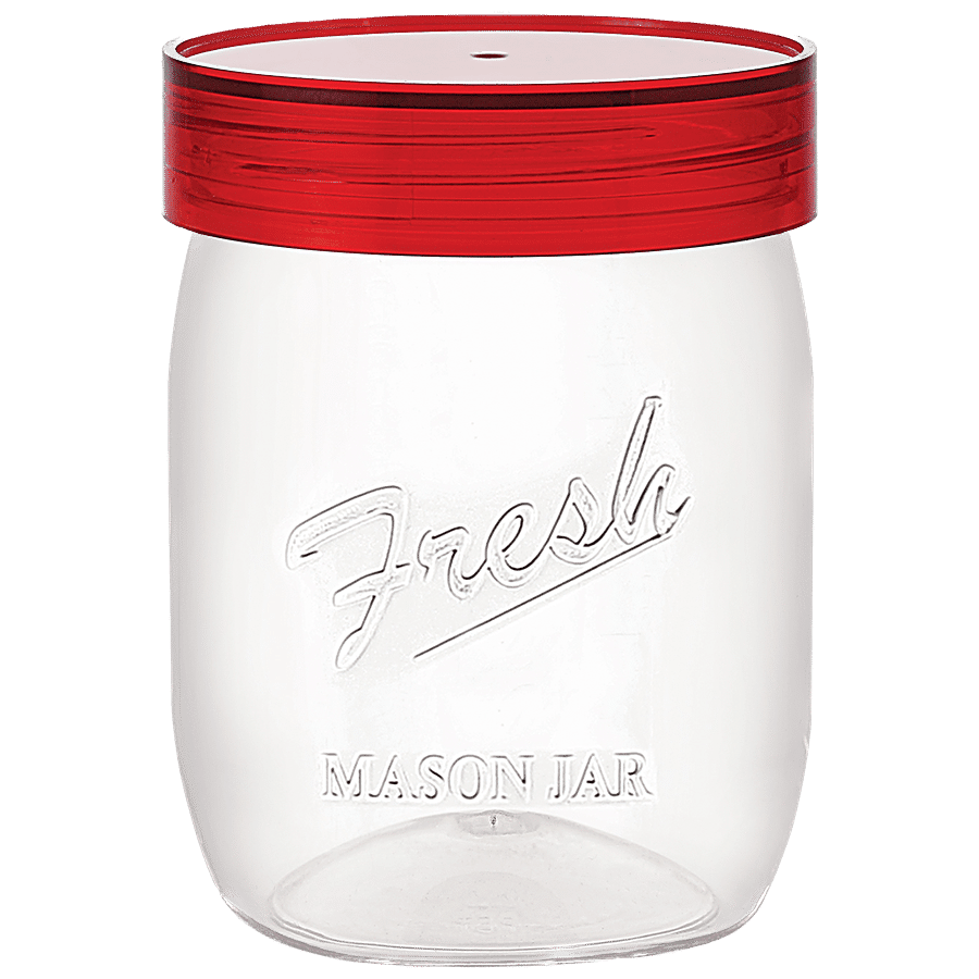 Mastercook PP-352 Mason Jar With Red Lid