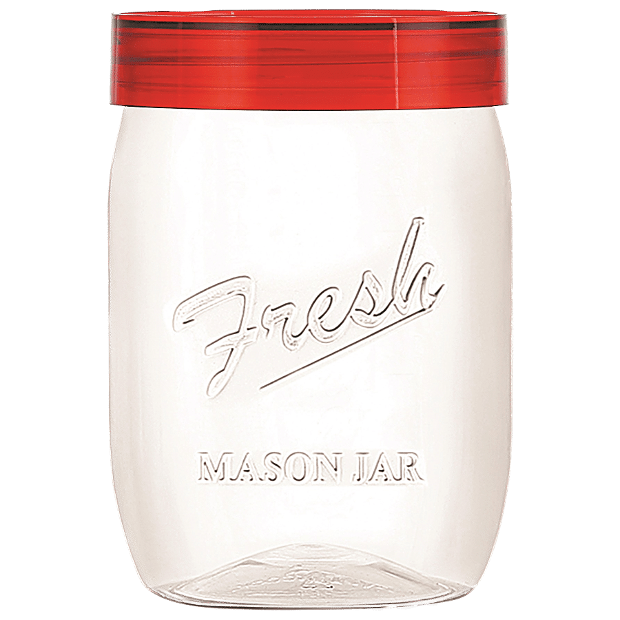 Mastercook PP-353 Mason Jar With Red Lid