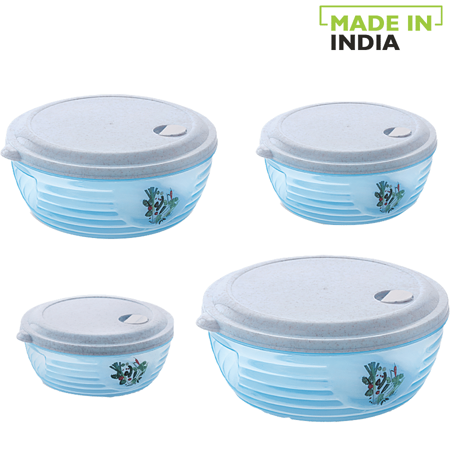 Mastercook Premium Storage Container with Lid - Blue