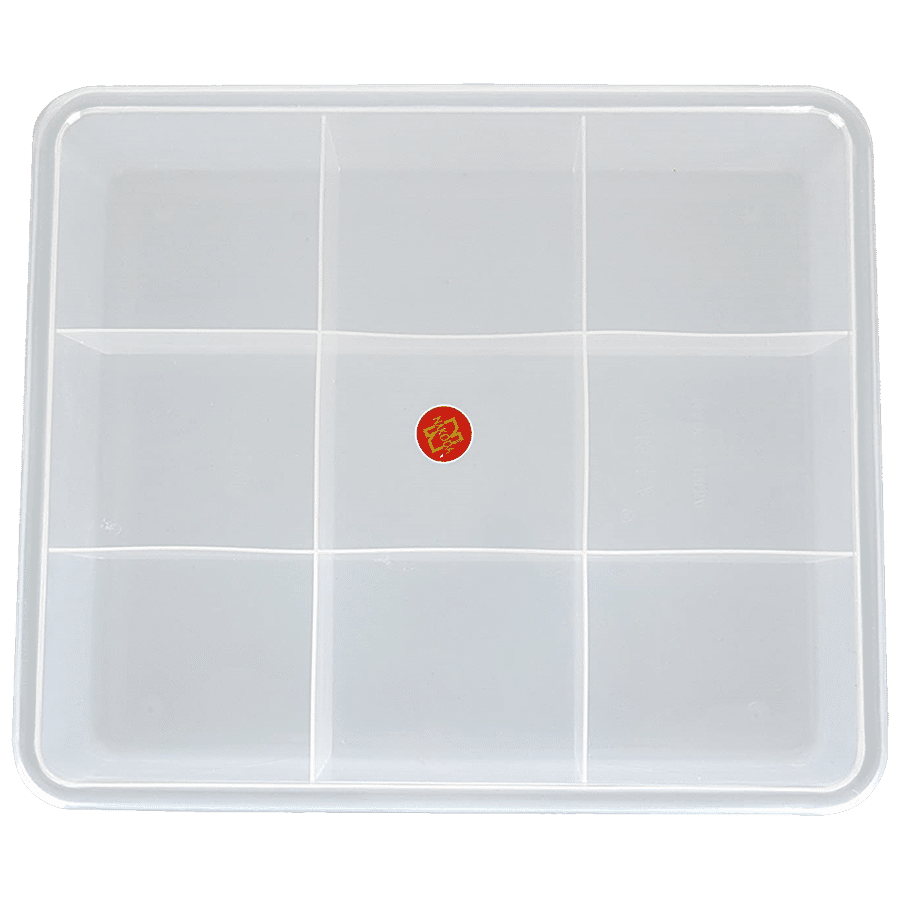 Nakoda Jewellery items Container- Multipurpose With 9 Partition/Grid