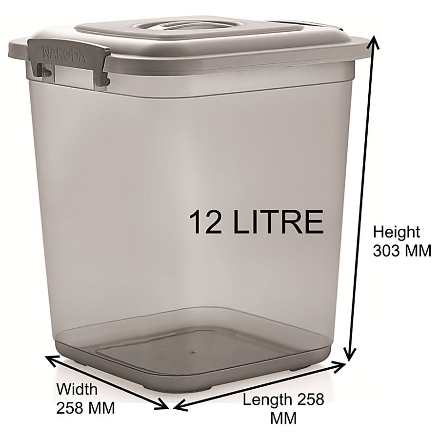 Nakoda Plastic Container Atta/Dal/Rice Storage