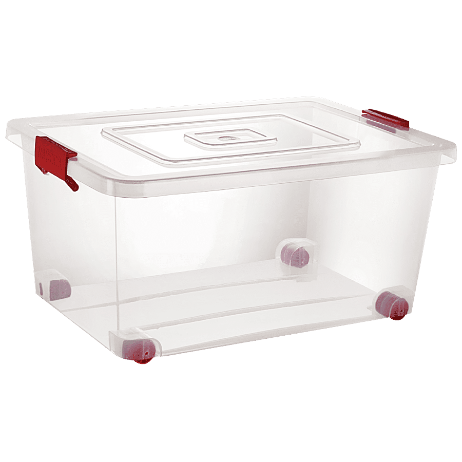 Nakoda Venus 333 Storage Container with Wheel - Transparent