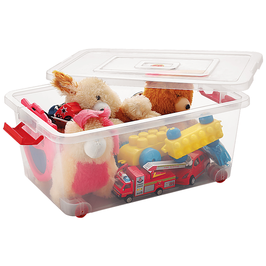 Nakoda Venus 333 Storage Container with Wheel - Transparent