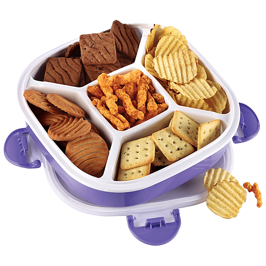 Oliveware Square Snacks & Dry Fruit Tray Dist - Durable