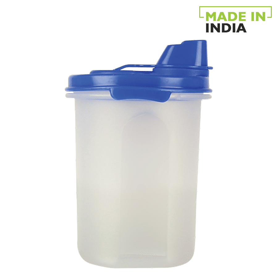 Polyset Magic Seal Round Plastic Oil Containers Royal Blue